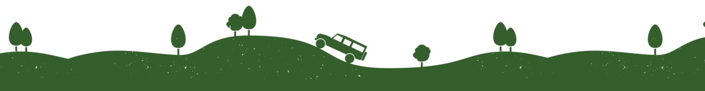 land rover hill illustration background